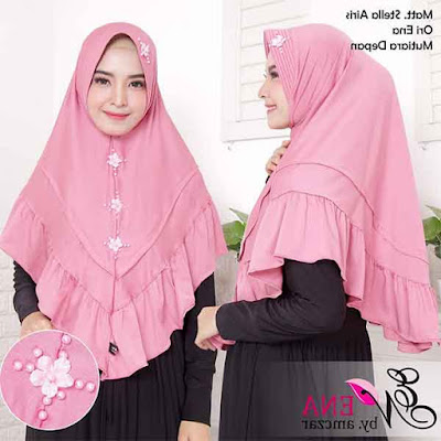 model kerudung mutiara 3