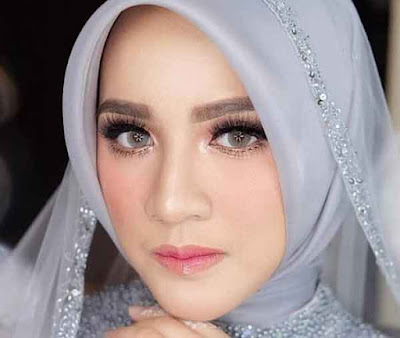 model kerudung organza 2