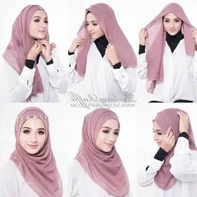 model kerudung pesta 2