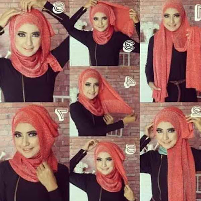 model kerudung pesta 6