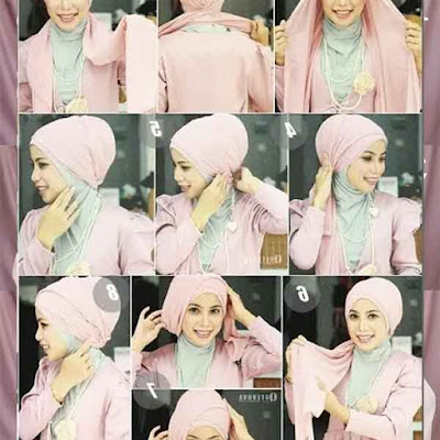 model kerudung pesta 9