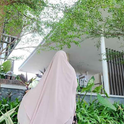 model kerudung wajah bulat 9