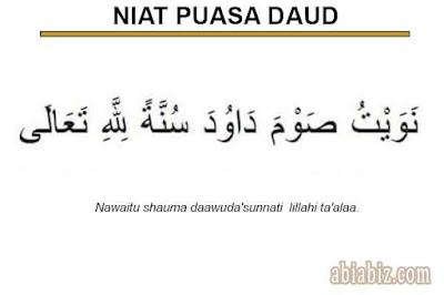niat puasa daud