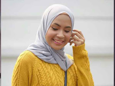 model kerudung untuk wajah lonjong 2