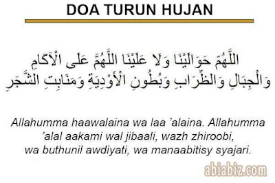 doa turun hujan doa turun hujan
