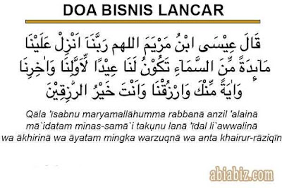 doa bisnis lancar