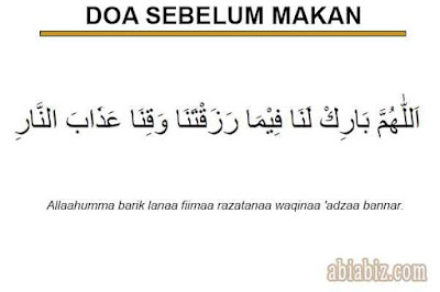 doa sebelum makan doa sebelum makan