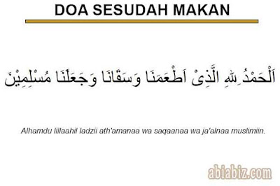 doa sesudah makan doa sesudah makan