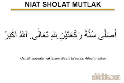 niat sholat mutlak niat sholat mutlak