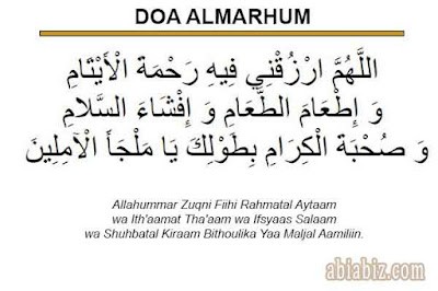 doa almarhum doa almarhum