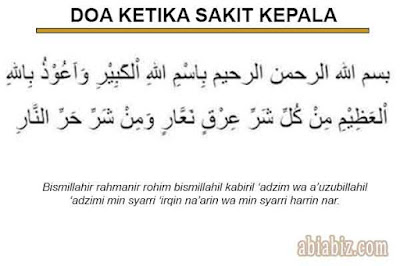 doa ketika sakit kepala doa ketika sakit kepala